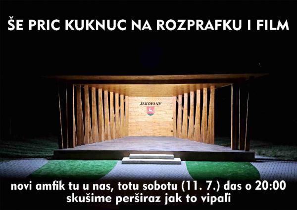 Večerné kino na amfiteatri